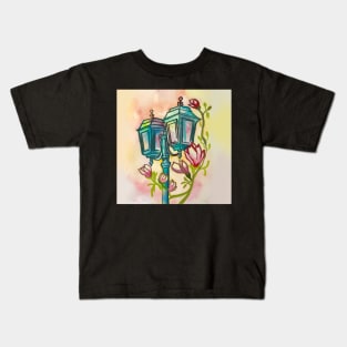 Classy old street lamp Kids T-Shirt